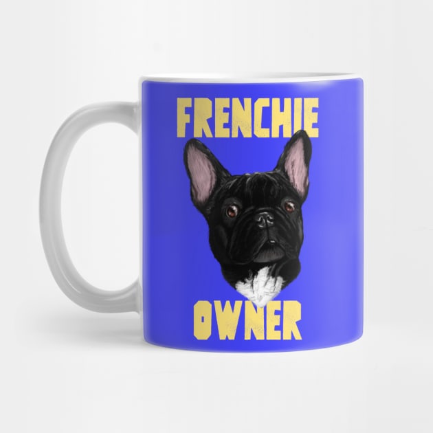 Frenchie French bulldog by Tip Top Tee's